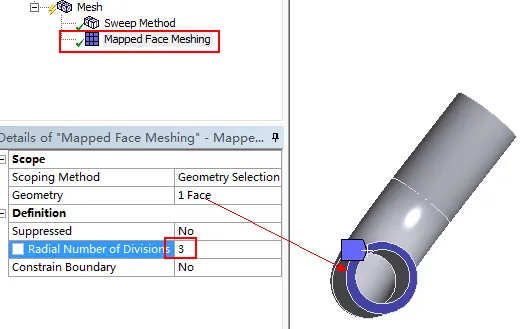 ANSYS-Meshing网格划分教程-05弯管的图4