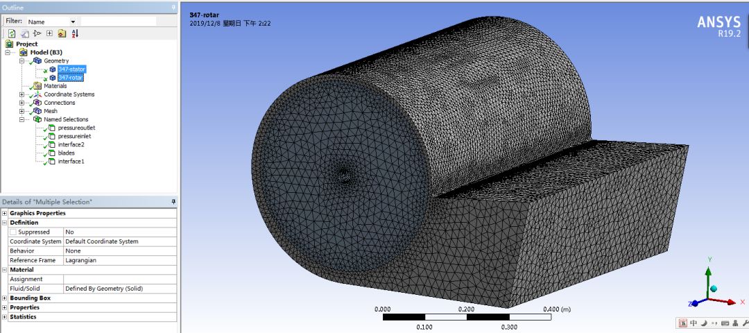 347-CFX离心风机仿真WORKBENCH19.2-DM-MESHING-CFX-POST的图4