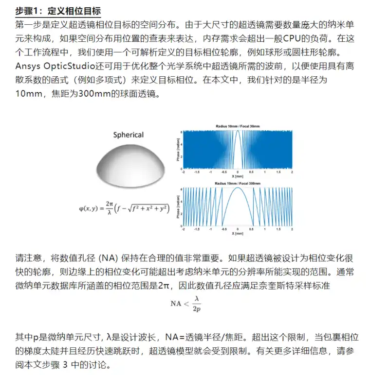 光学设计与仿真技术：Lumerical大尺寸超透镜的光线追迹仿真
的图3