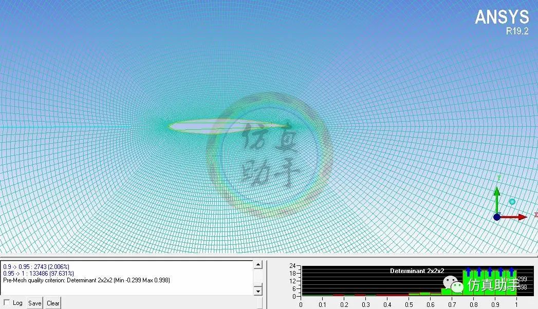 FLUENT精典案例#350-WORKBENCH二维翼型RAE2822仿真的图5