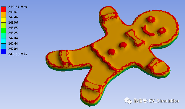 Workbench案例2-一块饼干的加热仿真的图16