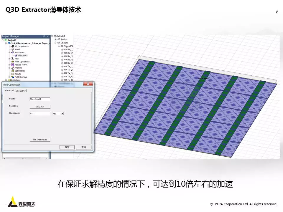 用ANSYS Q3D进行Touch Screen Panel仿真优化设计的图7