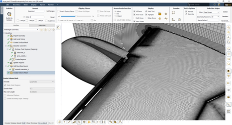 全新体验的Fluent Meshing | 在飞行器外气动分析中的应用的图3