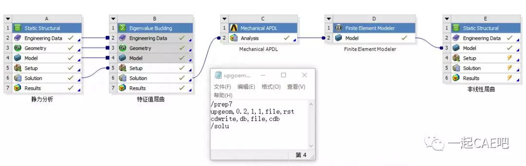 Workbench中进行屈曲分析的图4