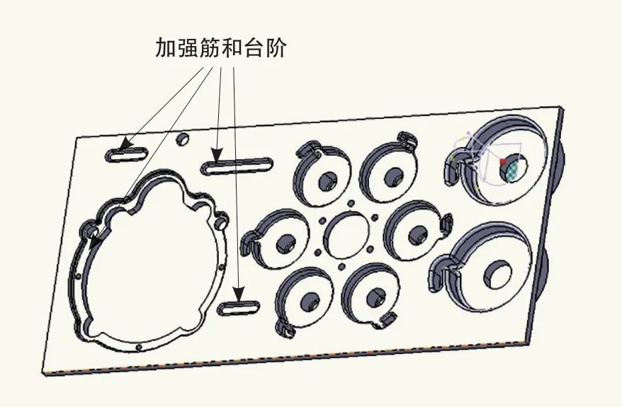 汽车悬架用组合发条弹簧机构底板冲压件的设计的图5