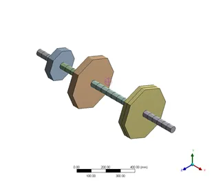 转子动力学系列（三）：不同建模单元对比（BEAM188与SOLID186）的图3