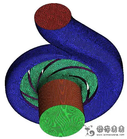 [案例分析]基于Fluent 14.5离心泵内部流场数值模拟教程的图5