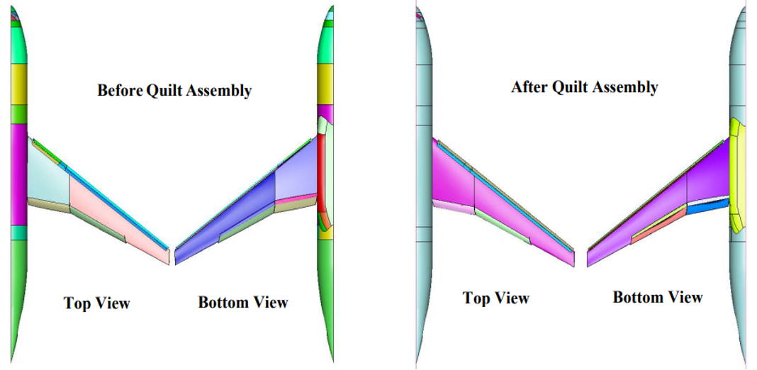 将 NASA 高升力共同研究模型与 Fidelity Pointwise 网格化的图3