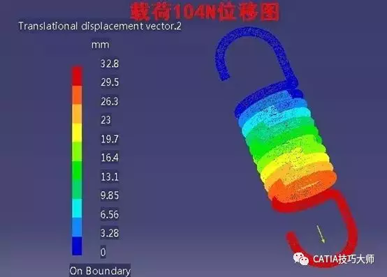 利用CATIA进行弹簧的有限元分析的图14