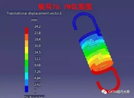 利用CATIA进行弹簧的有限元分析的图12