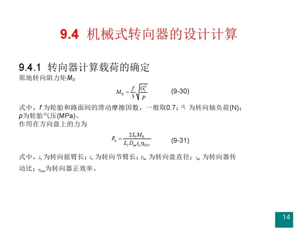 汽车设计系列教程第二版【汽车转向系设计】的图15