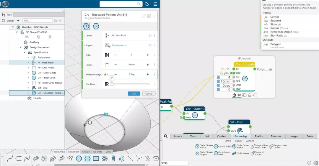 CATIA Hackathon背后的故事：教你做参数化LOGO的图14