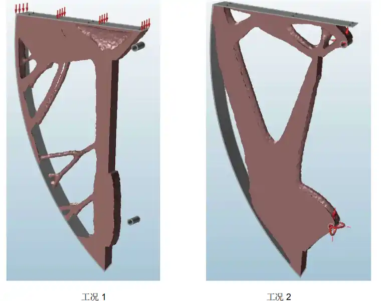 基于 solidThinking Inspire 的前起落架舱加强框设计的图5