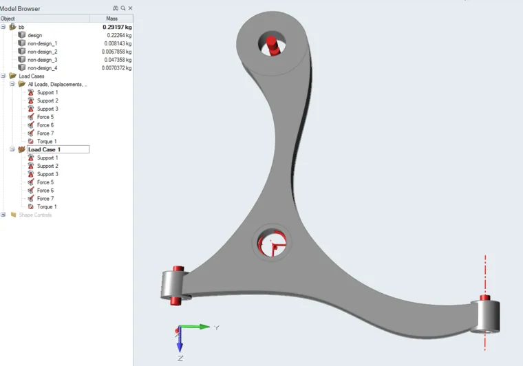 solidThinking Inspire汽车下摆臂优化设计的图4