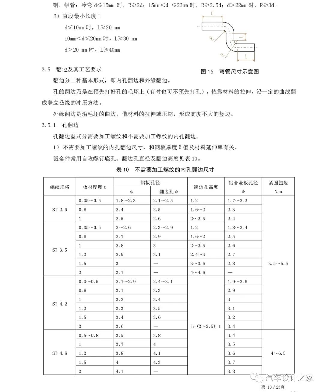 某设计公司车身钣金件设计指南的图16