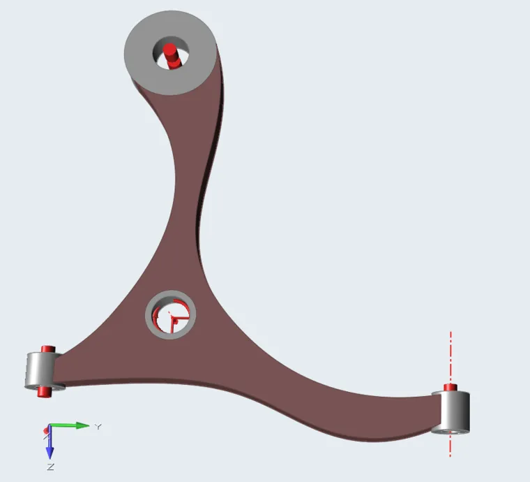 solidThinking Inspire汽车下摆臂优化设计的图5