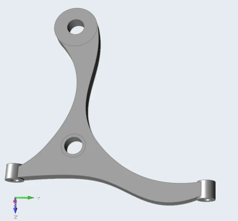 solidThinking Inspire汽车下摆臂优化设计的图3