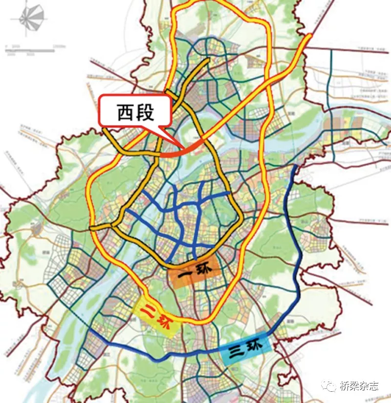 国内首座独柱分离式主梁钢塔斜拉桥的图2