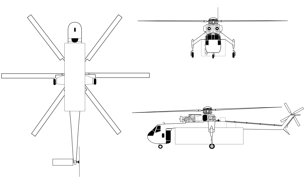 运直升机的直升机——CH-54 Sky crane——空中起重机的图8