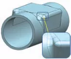 基于Dynaform的某T形管件内高压成形工艺研究的图1