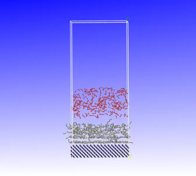 基于MS进行CO2驱沥青质沉积分子动力学模拟的图5