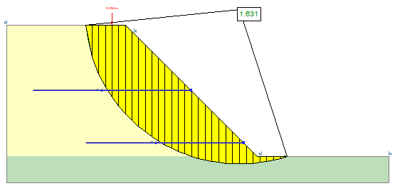 土工合成材料(Geotextile)加固边坡---PLE与SLIDE计算结果的比较的图10