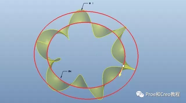 Proe/Creo如何使用点阵列？的图4