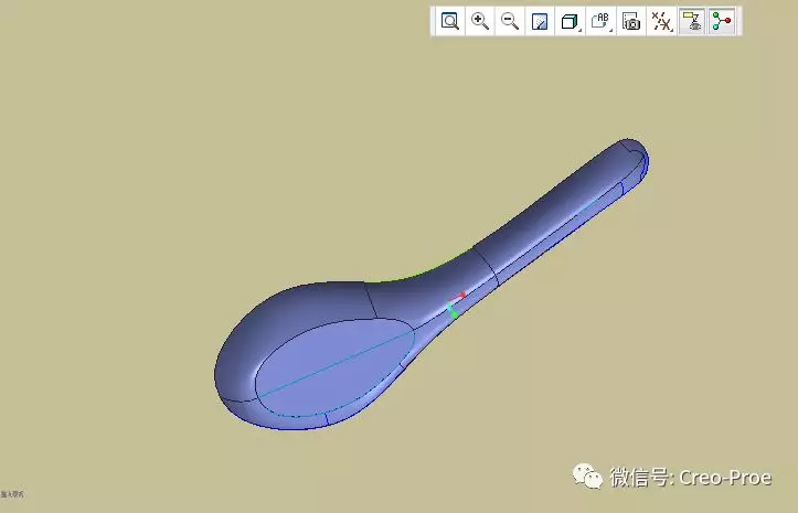 Proe/Creo勺子的建模教程【转载】的图11