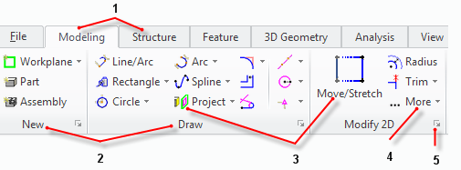 PTC Creo Elements/Direct&Modeling 用户界面介绍的图6