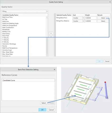 Moldex3D模流分析SYNC之for PTC Creo设计参数优化的图9