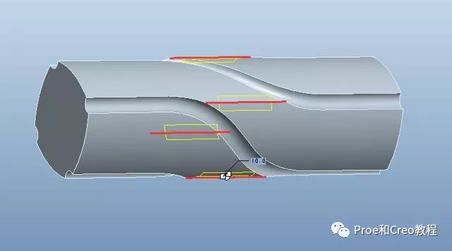 「Proe/Creo产品设计」Proe创建矿泉水瓶的方法的图23