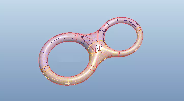 Proe/Creo如何创建8字形曲面的图26