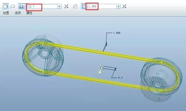 Proe/Creo有趣的皮带仿真教程【转载】的图18