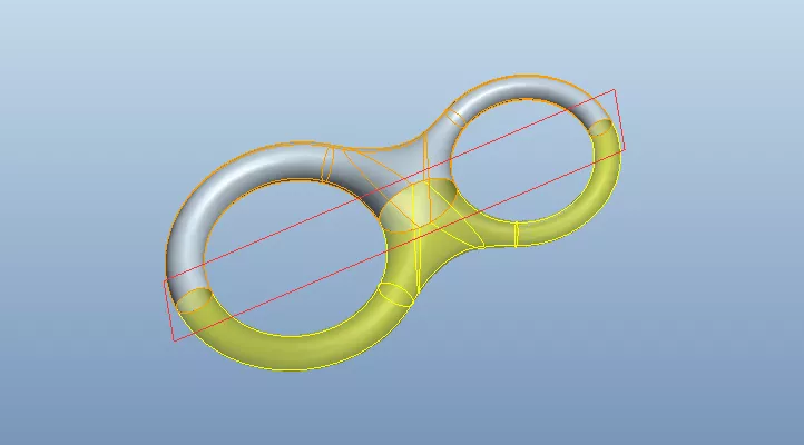 Proe/Creo如何创建8字形曲面的图25