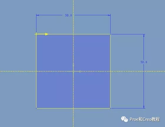 Proe/Creo怎样使用扫描混合创建曲面？的图9