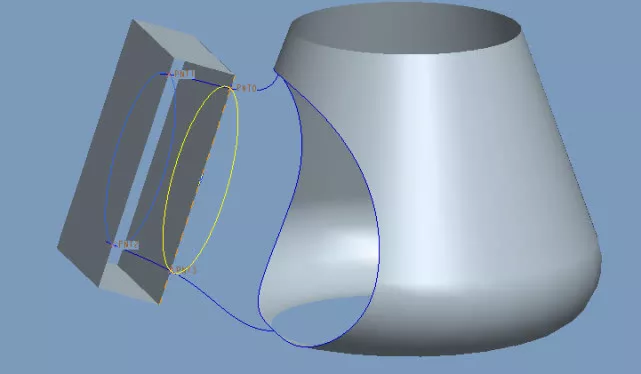 Proe/Creo曲面实战 - 创建阀门的图13