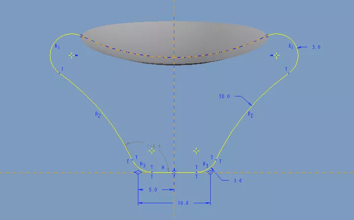 Proe/Creo边界混合经典案例的图12