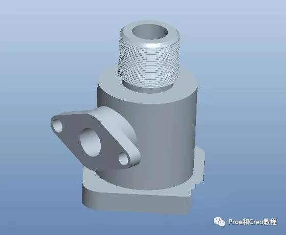 Proe/Creo如何快速测量模型的尺寸？的图1