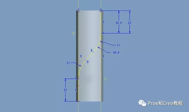 「Proe/Creo产品设计」Proe创建矿泉水瓶的方法的图6