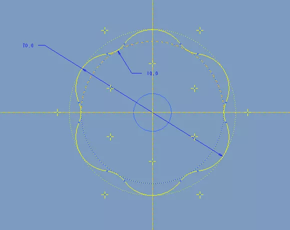 Proe/Creo如何一步创建螺丝刀？的图8