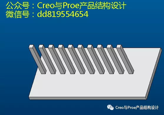 【Creo/Proe软件教程】强大的尺寸阵列的图7