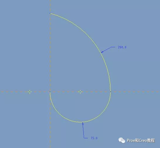 Proe/Creo怎样使用扫描混合创建曲面？的图2