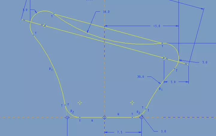 Proe/Creo边界混合经典案例的图3