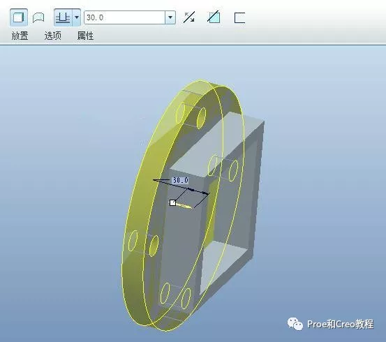 Proe/Creo如何使用发布几何和复制几何？的图19