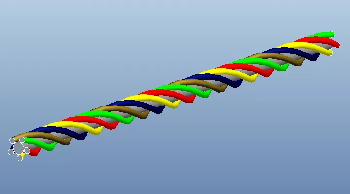 Proe/Creo创建多绞线的图18