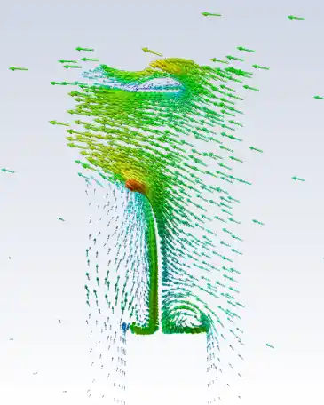 基于fluent的管道风扇气动噪声分析的图7