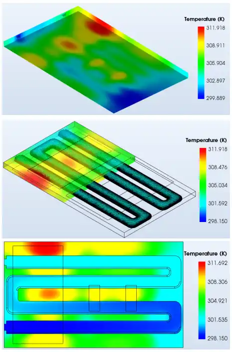 PERA SIM Fluid在电子散热冷板热仿真中的应用的图21