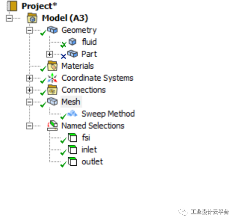 Workbench仿真教程：水流冲击桥墩仿真的图13