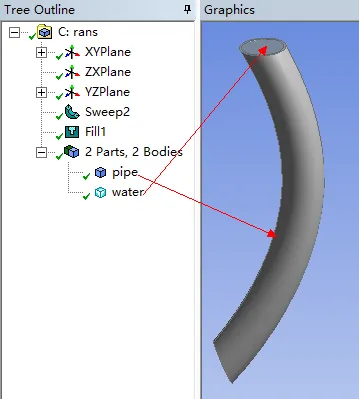 流固耦合瞬态分析-RANS（Fluent+Tansient structure）的图1