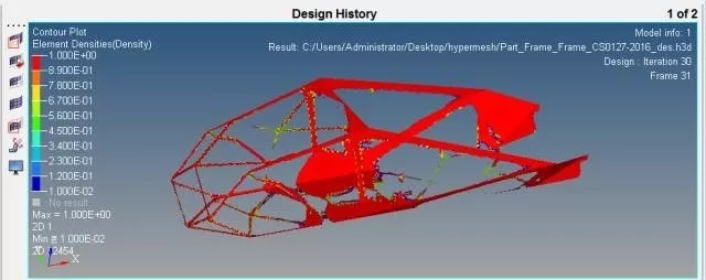HyperMesh的车架拓扑优化的图27